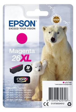 Epson 26XL - 9.7 ml - XL - Magenta - Original von LumaTech