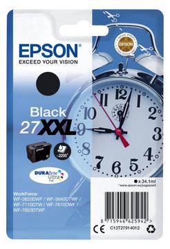 Epson 27XXL - 34.1 ml - XL - Schwarz - Original von LumaTech
