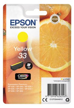Epson 33 - 4.5 ml - Gelb - Original - Blisterverpackung von LumaTech