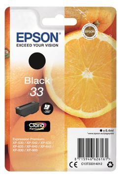 Epson 33 - 6.4 ml - Schwarz - Original - Blisterverpackung von LumaTech