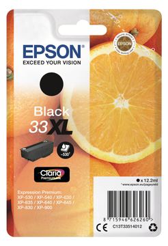 Epson 33XL - 12.2 ml - XL - Schwarz - Original von LumaTech