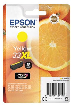 Epson 33XL - 8.9 ml - XL - Gelb - Original - Blisterverpackung von LumaTech