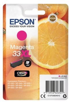 Epson 33XL - 8.9 ml - XL - Magenta - Original von LumaTech