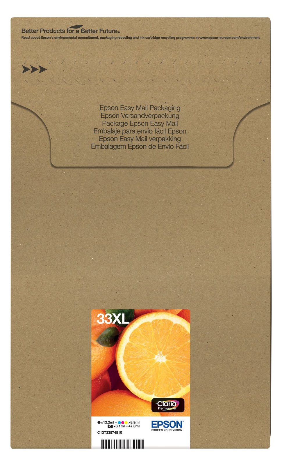 Epson 33XL Multipack - 5er-Pack - XL - Schwarz, Gelb, Cyan, Magenta, Photo schwarz