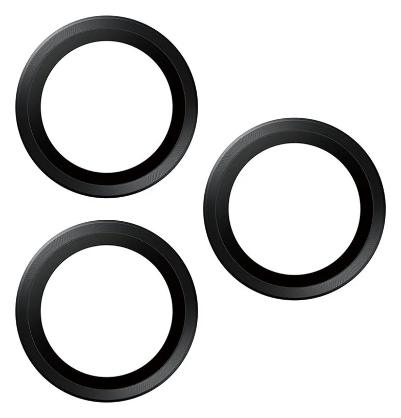 PanzerGlass Hoops - Objektivschutz für Handy - schwarz Gehärtetes Glas, Silikon 2 mm, Ansicht 4
