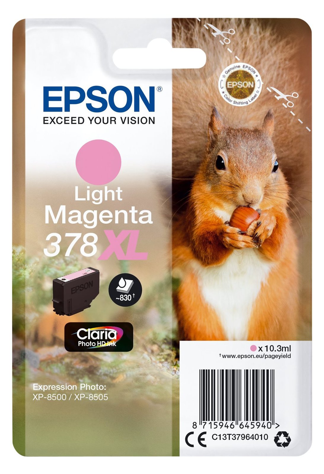 Epson 378XL - 10.3 ml - XL - hellmagentafarben