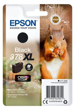 Epson 378XL - 11.2 ml - XL - Schwarz - Original von LumaTech