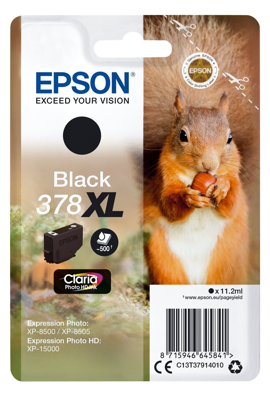 Epson 378XL - 11.2 ml - XL - Schwarz - Original