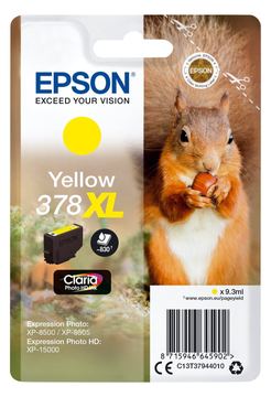 Epson 378XL - 9.3 ml - XL - Gelb - Original - Blisterverpackung von LumaTech