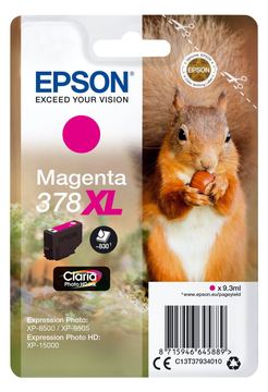 Epson 378XL - 9.3 ml - XL - Magenta - Original von LumaTech