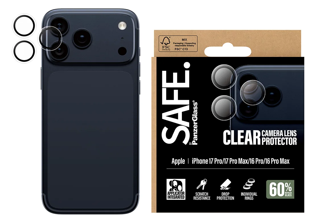 PanzerGlass SAFE by Camera Lens Protector Transparent iPhone 17 Pro 17, Ansicht 2