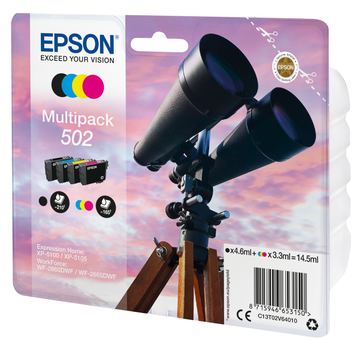 Epson 502 Multipack - 4er-Pack - Schwarz, Gelb, Cyan, Magenta von LumaTech