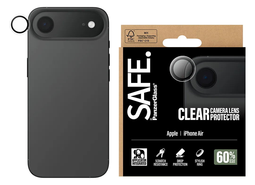 PanzerGlass SAFE. Camera Lens Protector transparent iPhone 17 Air, Ansicht 3