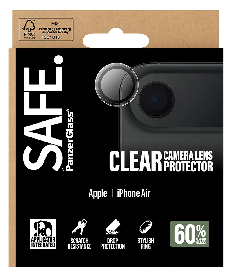 PanzerGlass SAFE. Camera Lens Protector transparent iPhone 17 Air, Ansicht 4