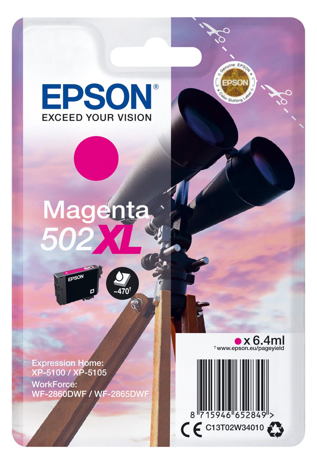 Epson 502XL - 6.4 ml - mit hoher Kapazität - Magenta