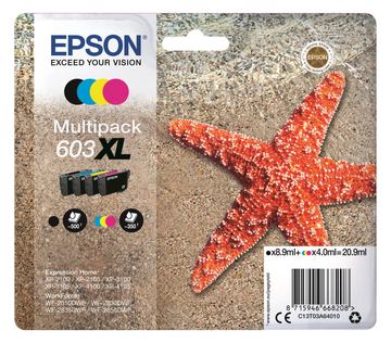 Epson 603XL Multipack - 4er-Pack - XL - Schwarz, Gelb, Cyan, Magenta von LumaTech