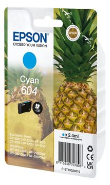 Epson 604 - 2.4 ml - Cyan - original - Blisterverpackung von LumaTech