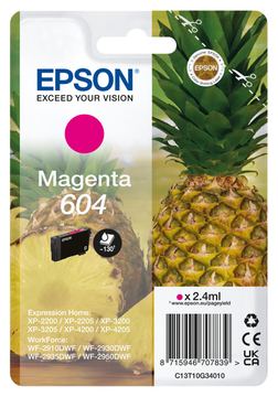 Epson 604 Singlepack - 2.4 ml - Magenta - original von LumaTech
