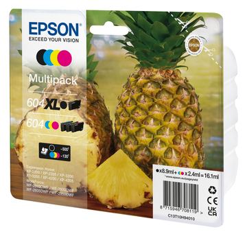 Epson 604XL Multipack - 4er-Pack - XL (Schwarz) + Standard-Kapazität von LumaTech