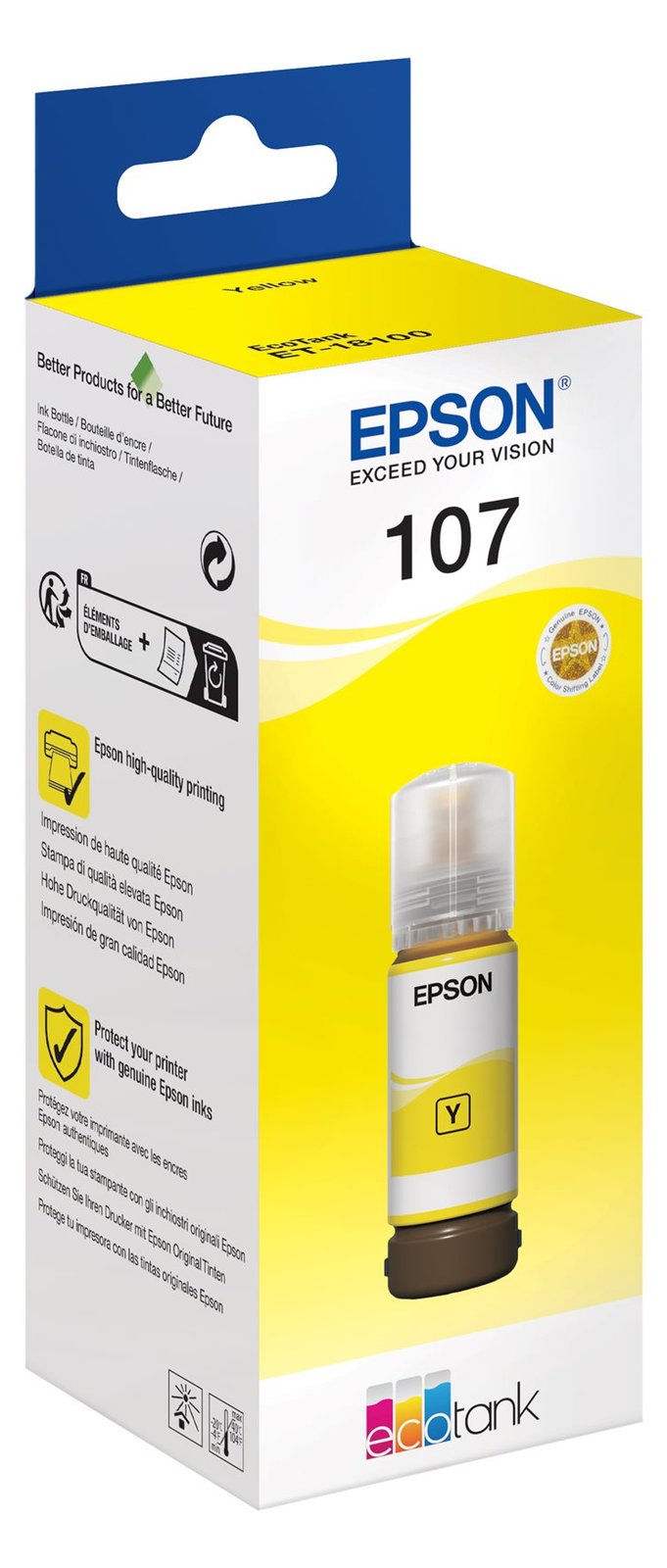 Epson EcoTank 107 - 70 ml - Gelb - original - Nachfülltinte
