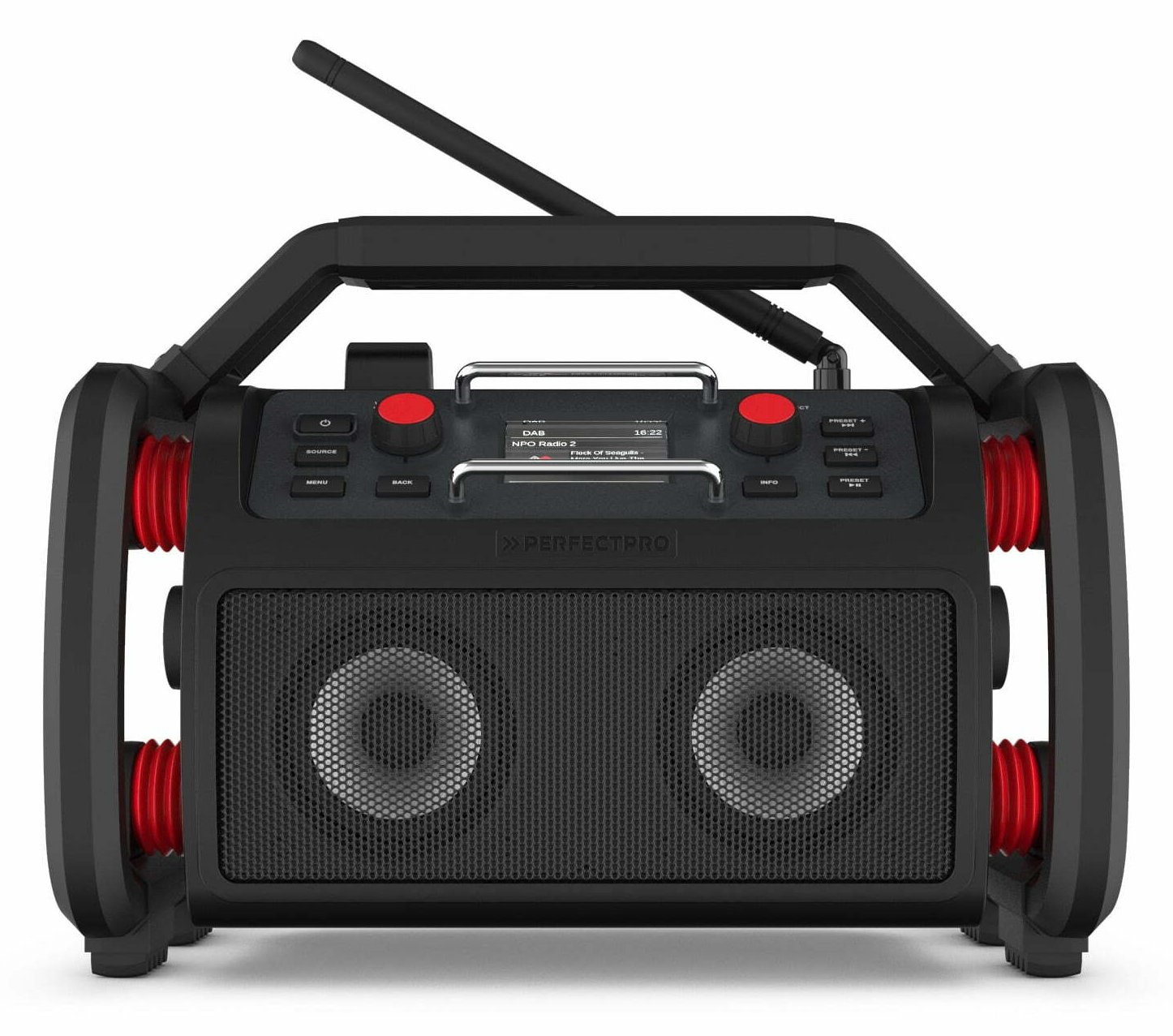 Perfectpro Baustellenradio Rockpro Schwarz - Tuner - 4.1