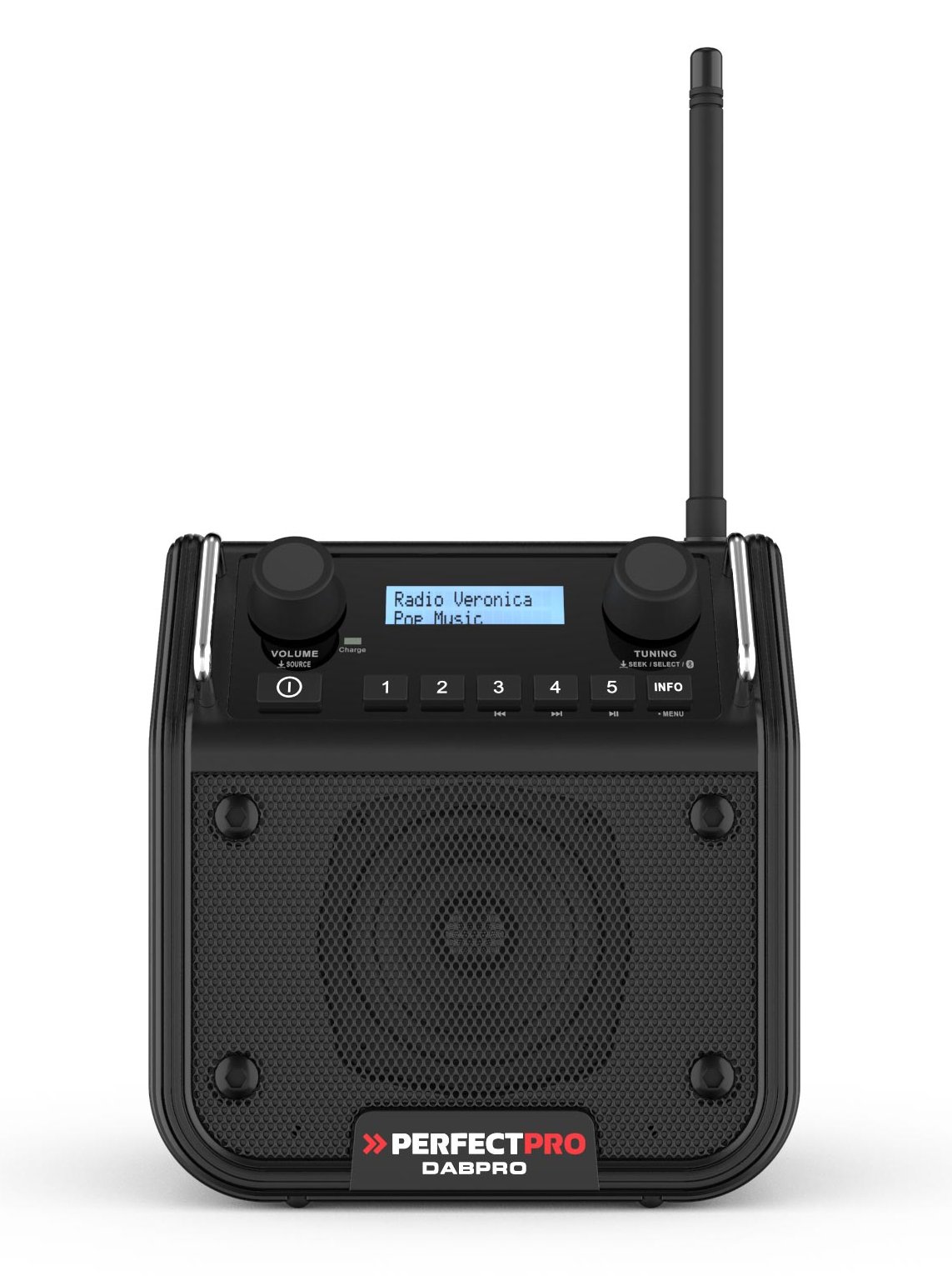 Perfectpro DABPRO - Tragbar - Digital - DAB+ - FM - 4 W - 1-Weg - 7,62 cm