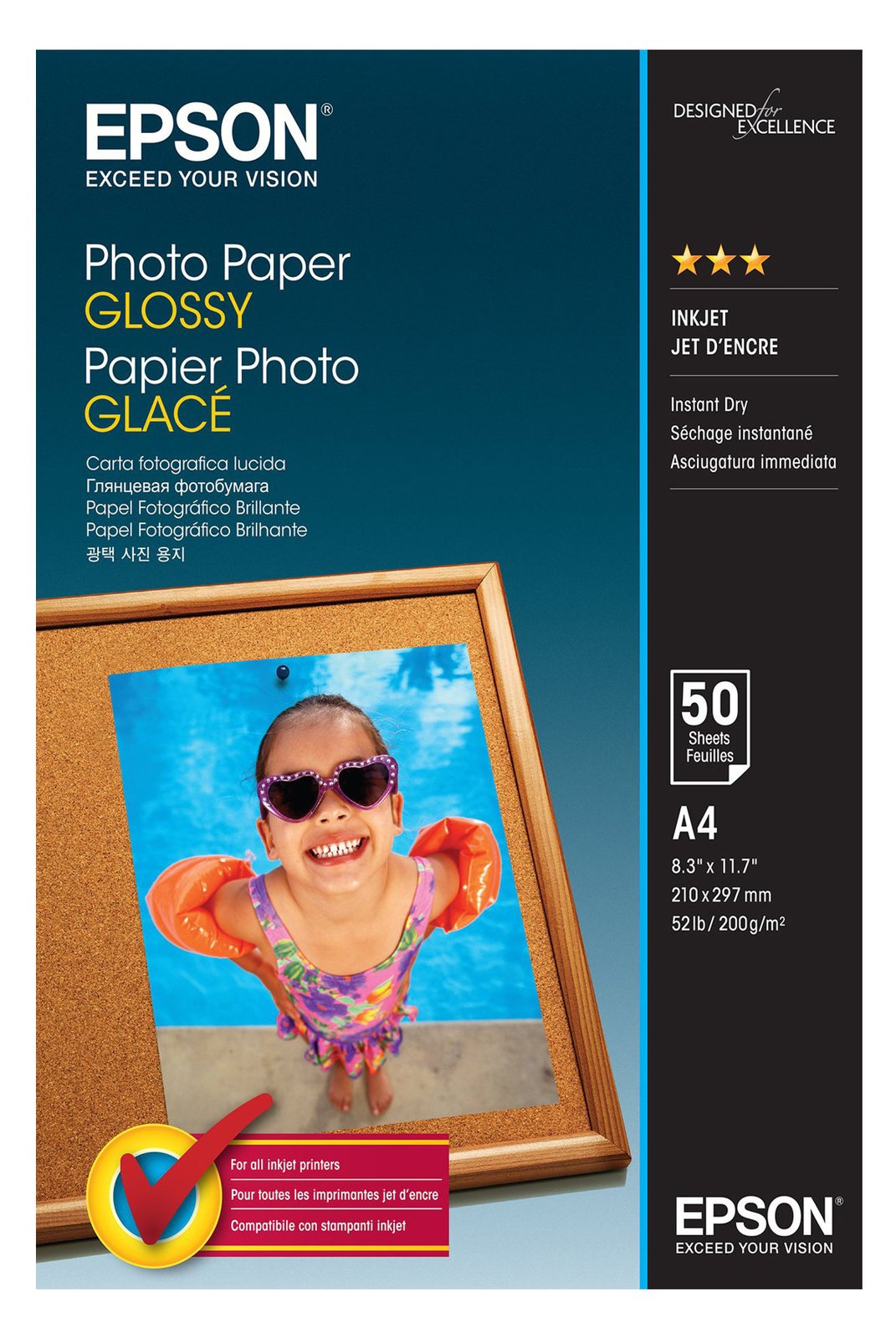 Epson Glänzend - A4 (210 x 297 mm) - 200 g/m²