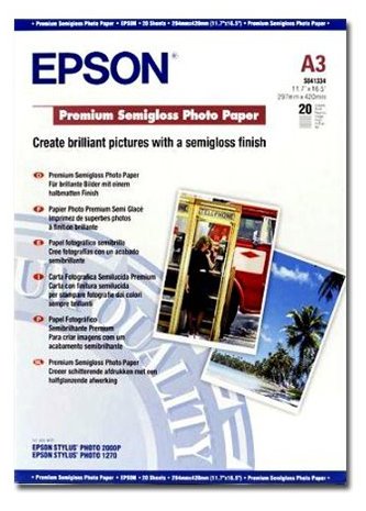 Epson Premium Semigloss Photo Paper - Halbglänzend - A3 (297 x 420 mm)