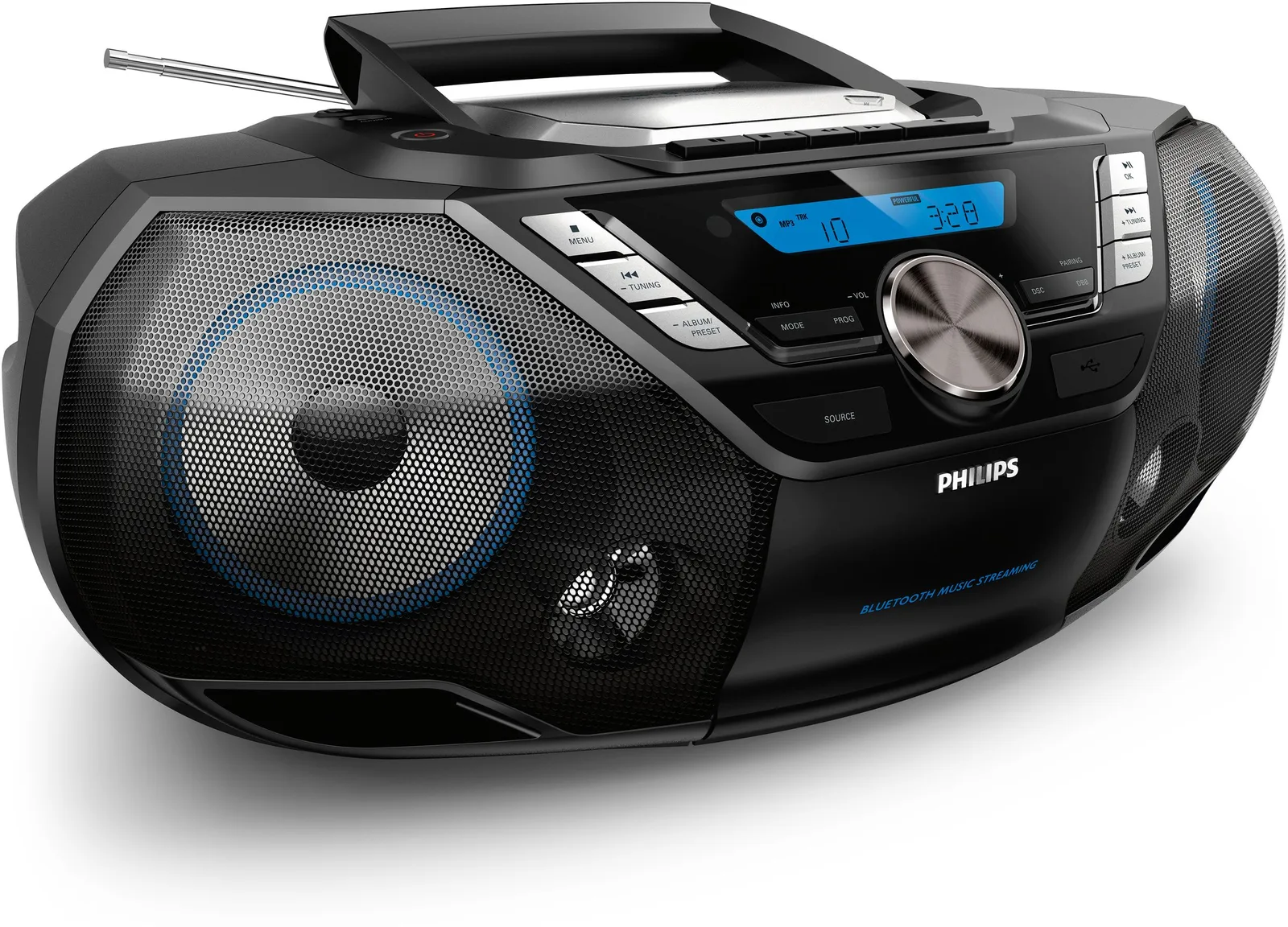Philips CD Soundmachine AZB798T - Ghettoblaster, Ansicht 2