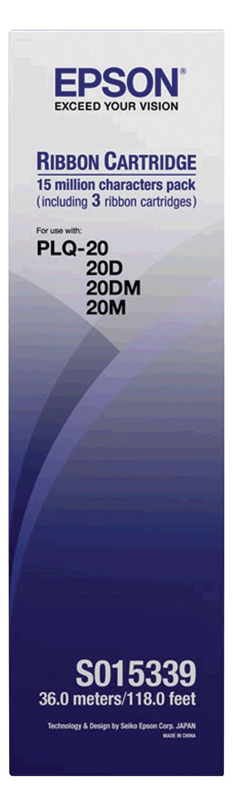 Epson Schwarz - Farbband - für PLQ 20, 20D