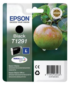 Epson T1291 - 11.2 ml - L-Größe - Schwarz - Original von LumaTech