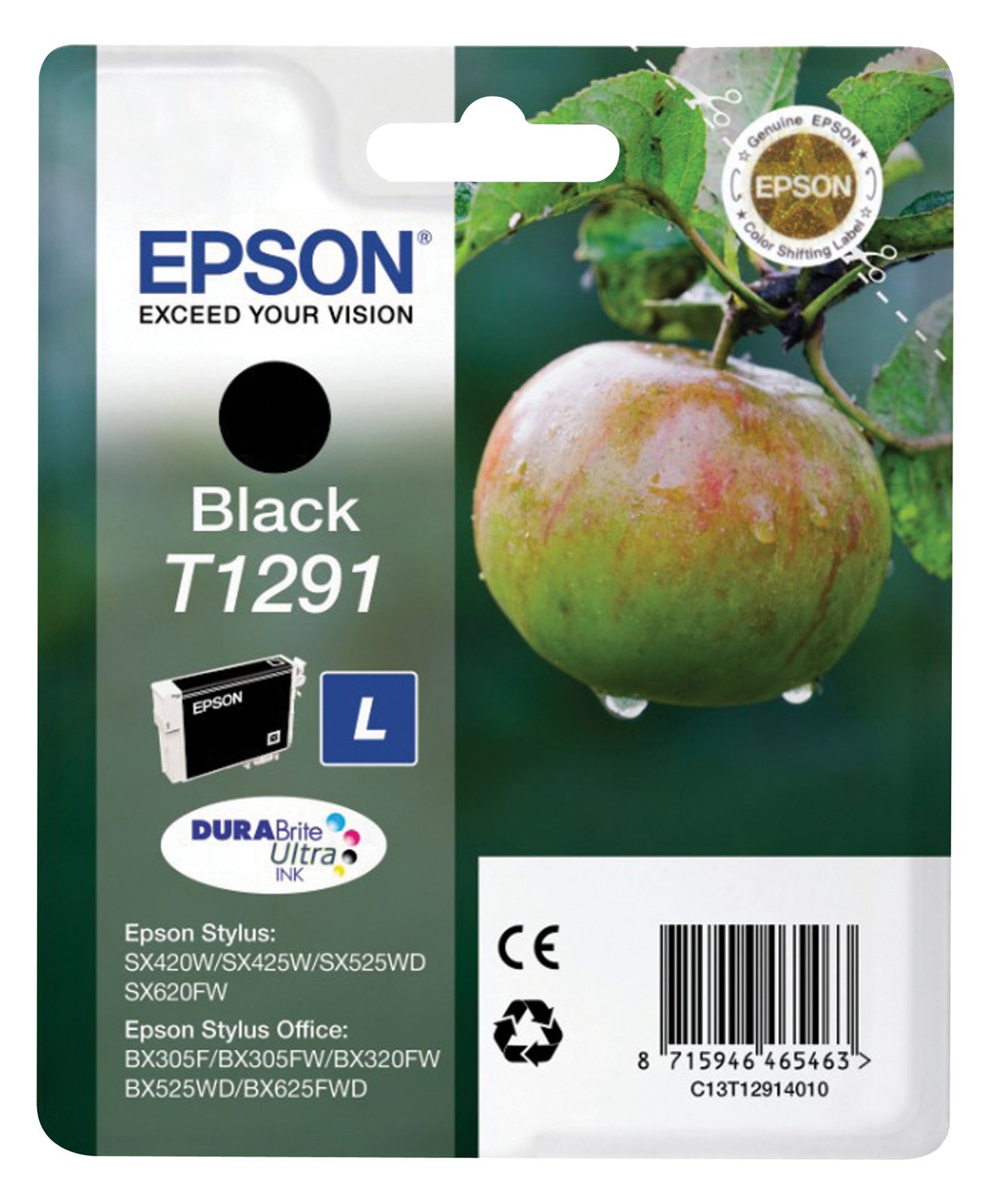 Epson T1291 - 11.2 ml - L-Größe - Schwarz - Original
