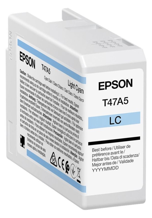 Epson T47A5 - 50 ml - hell Cyan - original - Tintenpatrone