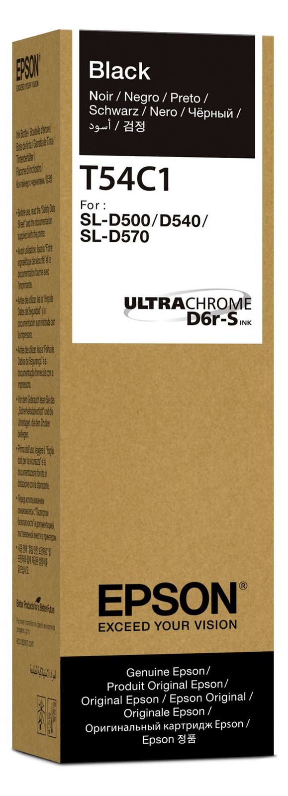 Epson T54C - Schwarz - original - Box - Nachfülltinte