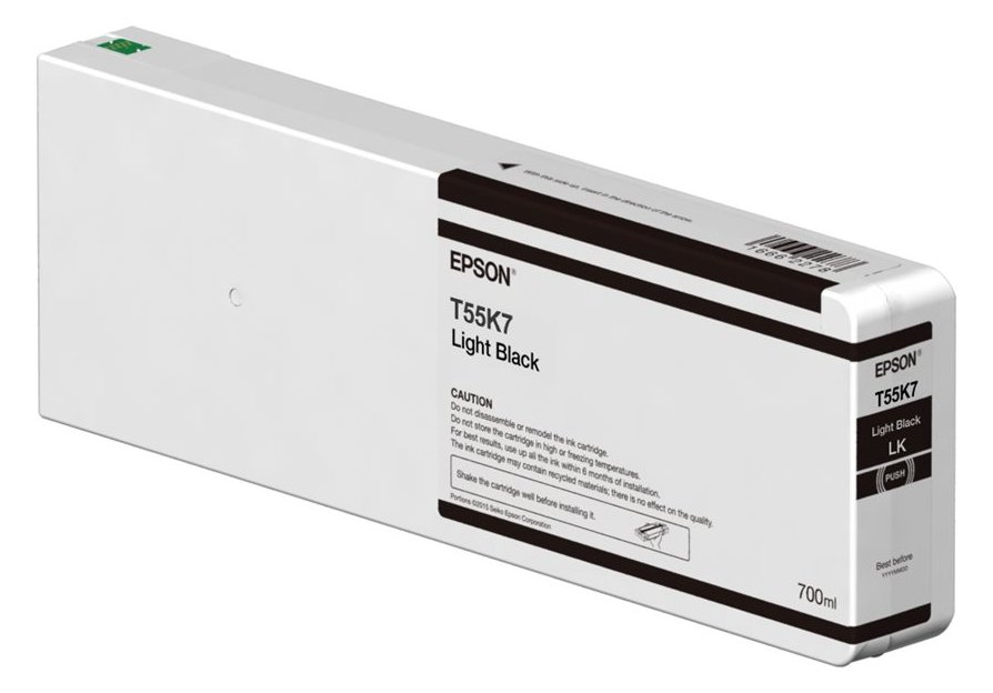 Epson T55K7 - 700 ml - Schwarz - original - Tintenpatrone