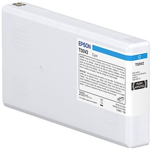 Epson T55W2 - 200 ml - Cyan - original - Tintenpatrone von LumaTech