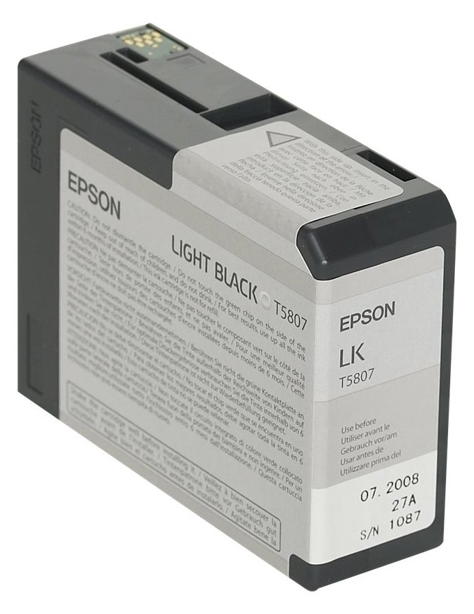 Epson T580 - 80 ml - Schwarz - Original - Tintenpatrone