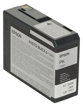Epson T5801 - 80 ml - Photo schwarz - Original von LumaTech