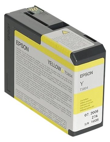 Epson T5804 - 80 ml - Gelb - Original - Tintenpatrone