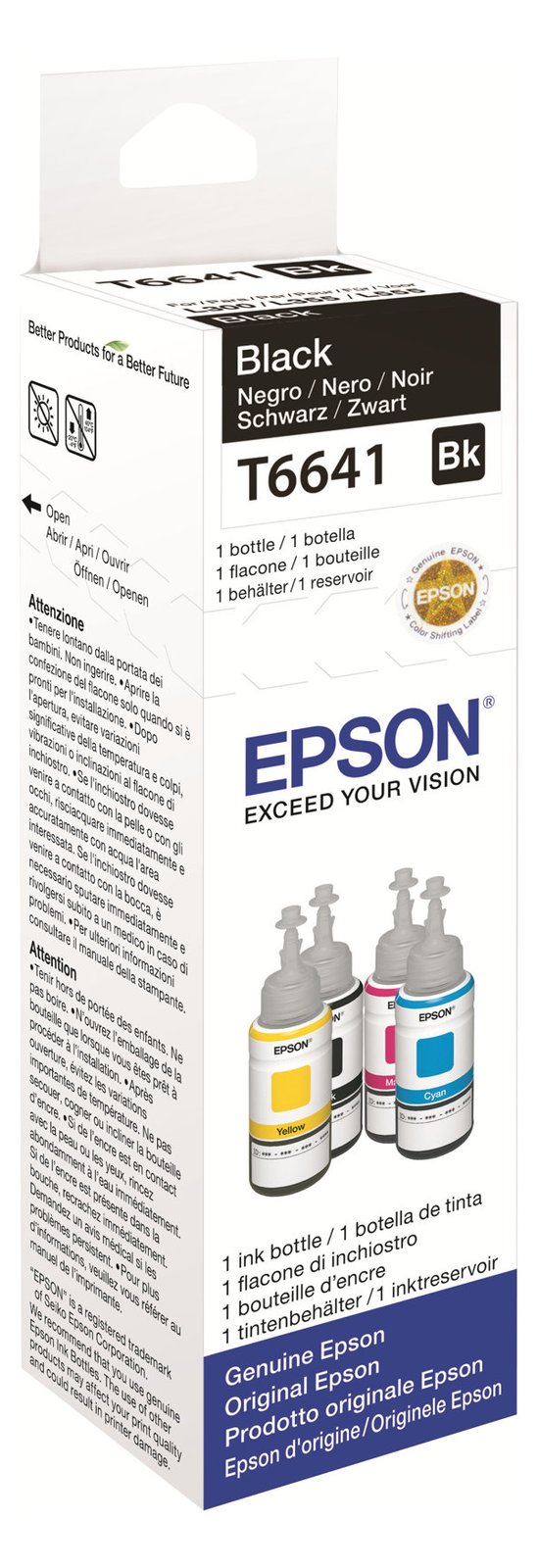 Epson T6641 - 70 ml - Schwarz - Original - Nachfülltinte