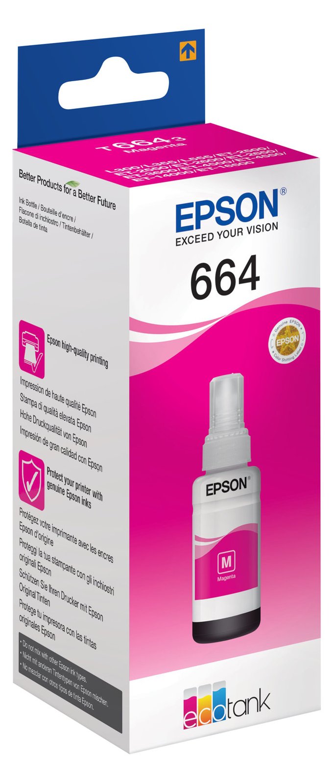 Epson T6643 - 70 ml - Magenta - Original - Nachfülltinte