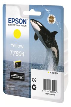 Epson T7604 - 26 ml - Gelb - Original - Blisterverpackung von LumaTech