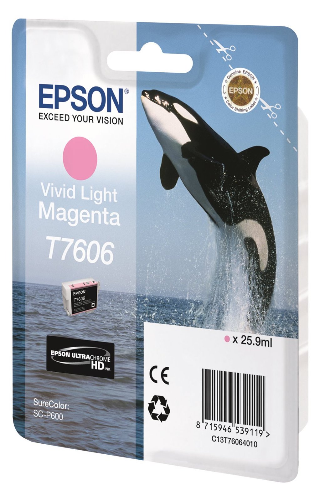Epson T7606 - 25.9 ml - Vivid Light Magenta - original