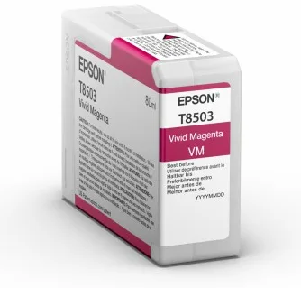 Epson T8503 - 80 ml - Vivid Magenta - original, Ansicht 2