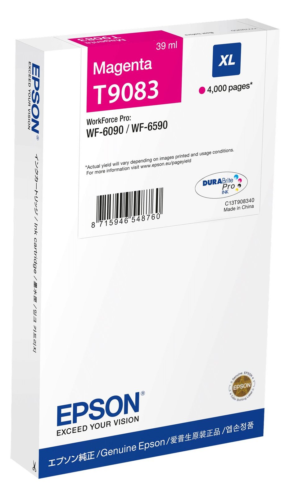 Epson T9083 - 39 ml - Größe XL - Magenta - original