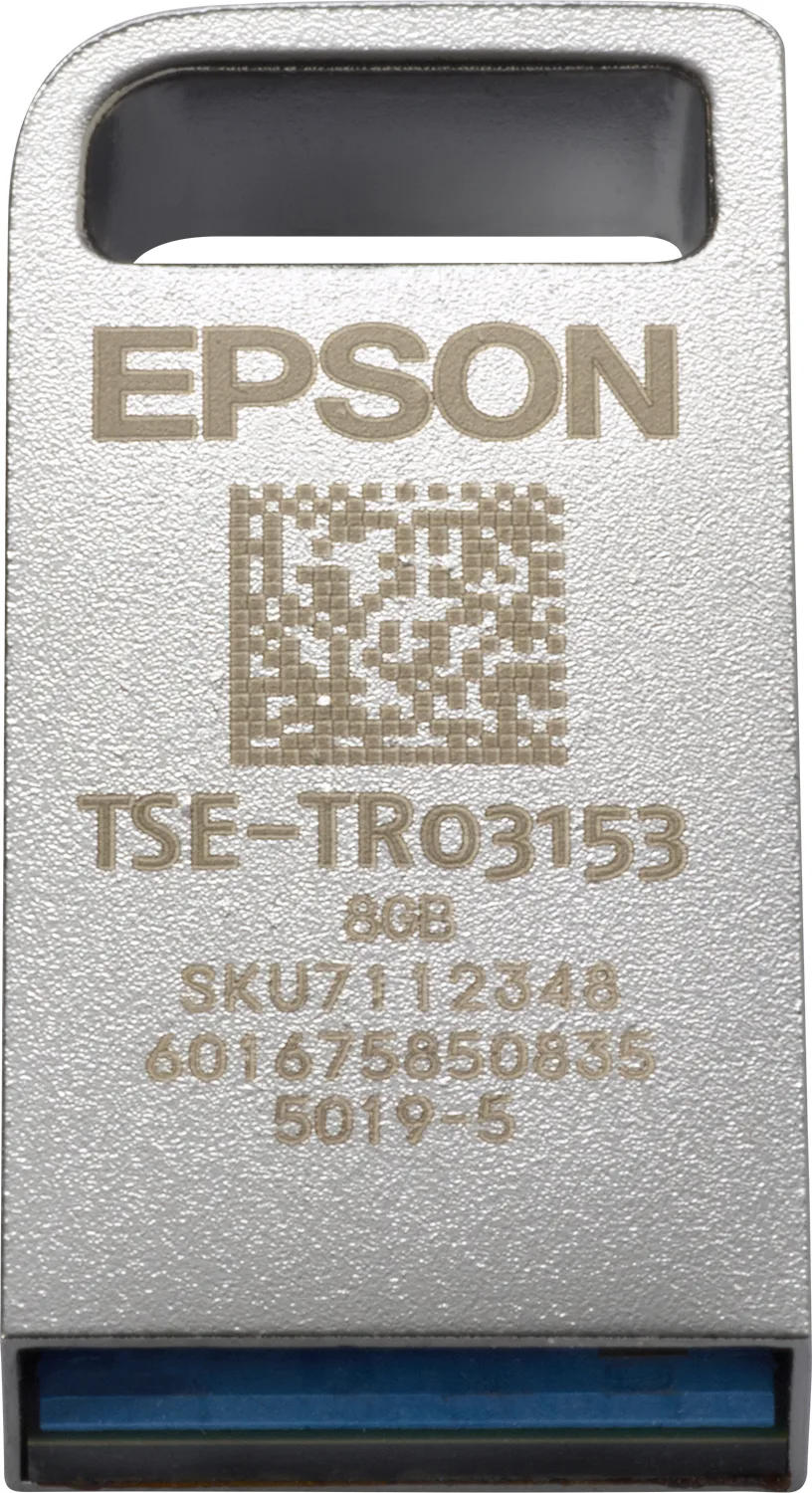 Epson Technical Security Module (TSE) for Germany (USB) 5 years - 8 GB - USB Typ-A - Ohne Deckel - Silber, Ansicht 2