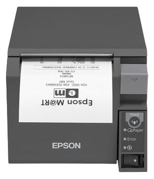 Epson TM T70II - Belegdrucker - Thermozeile - 8 cm Rolle - dunkles grau von LumaTech