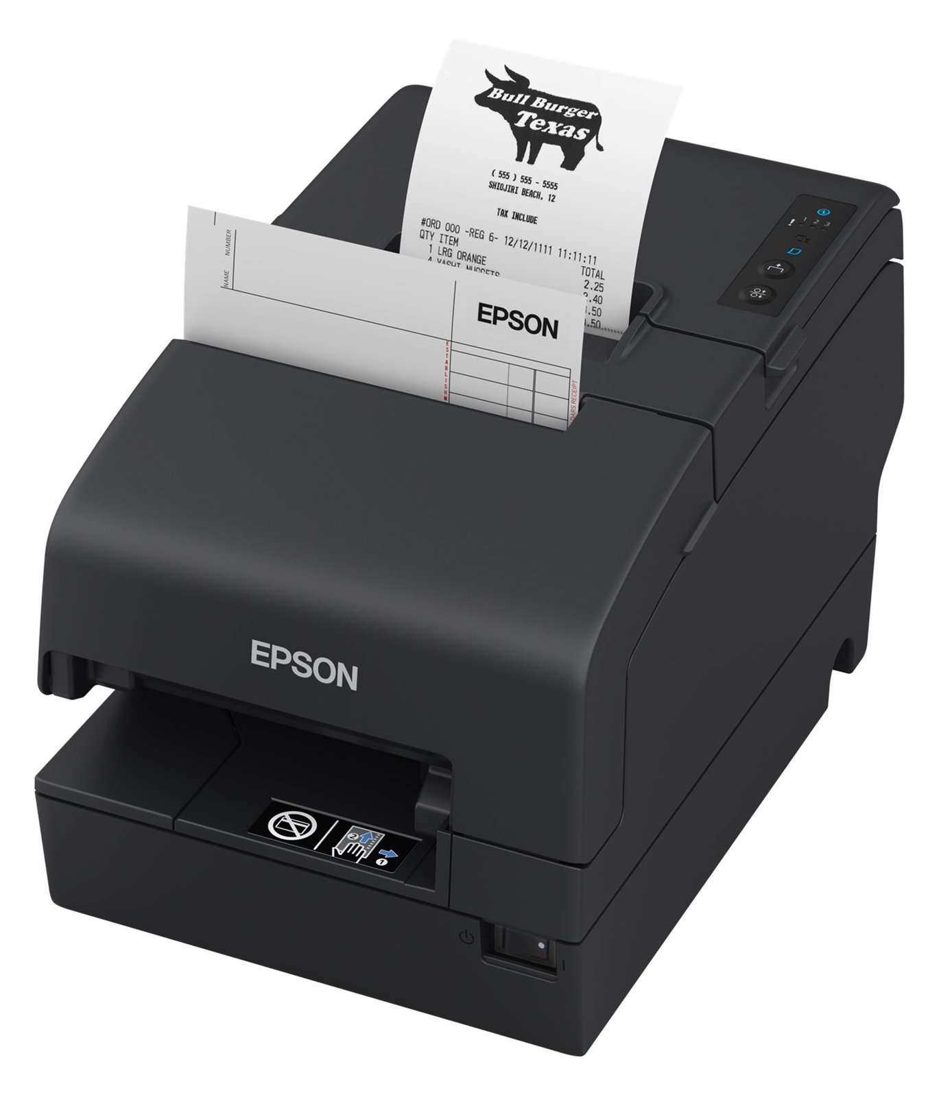 Epson TM-H6000VI Cutter MICR USB RS232 Ethernet OPOS schwarz - POS-Drucker - Nadel/Matrixdruck
