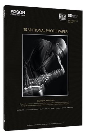 Epson Traditional Photo Paper - A4 (210 x 297 mm)