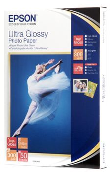 Epson Ultra Glossy Photo Paper - Glänzend - 100 x 150 mm 50 Blatt Fotopapier von LumaTech